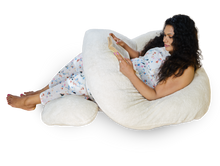 Load image into Gallery viewer, Double Curly U Shaped Pregnancy Pillow - Sleepy Nanny
